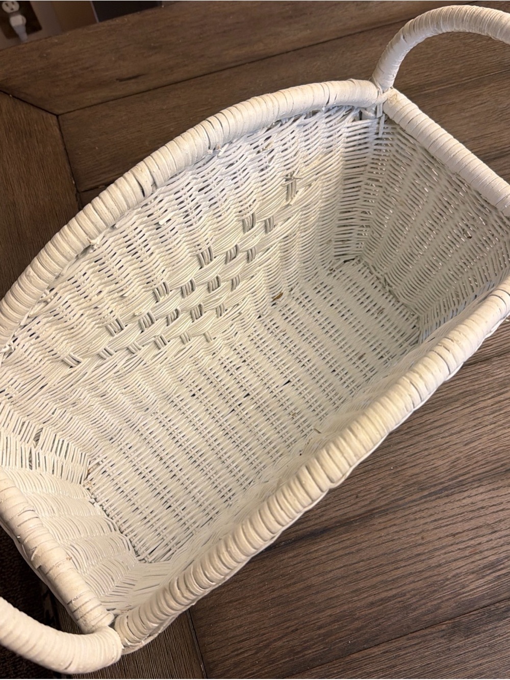 Magazine Holder Wicker Rattan Weave Storage Basket - Picture 3 of 12